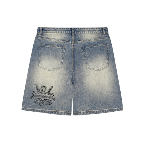 "ANGELIC" BAGGY JORTS